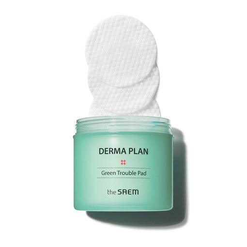 The SAEM Derma Plan Green Trouble Pad 145ml(70ea)-thekimyoung.com