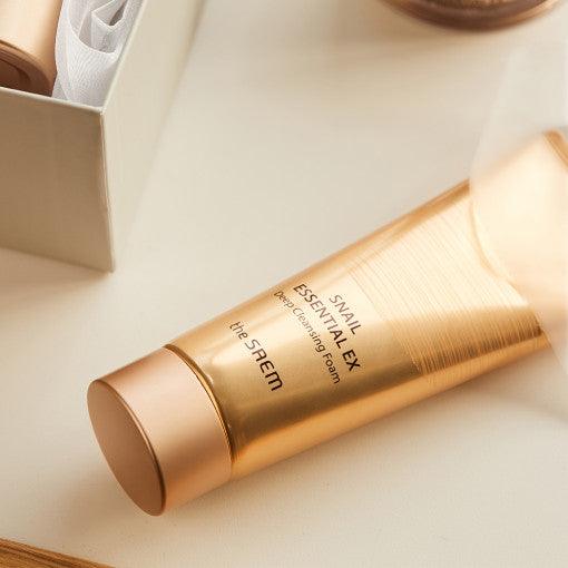 The SAEM Snail Essential Ex Deep Cleansing Foam 150g-thekimyoung.com
