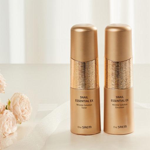 The SAEM Snail Essential EX Wrinkle Solution Emulsion 150ml-thekimyoung.com