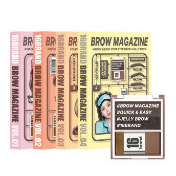 16BRAND 16 Brow Magazine Eyebrow (3 colors) Eyebrow 16BRAND