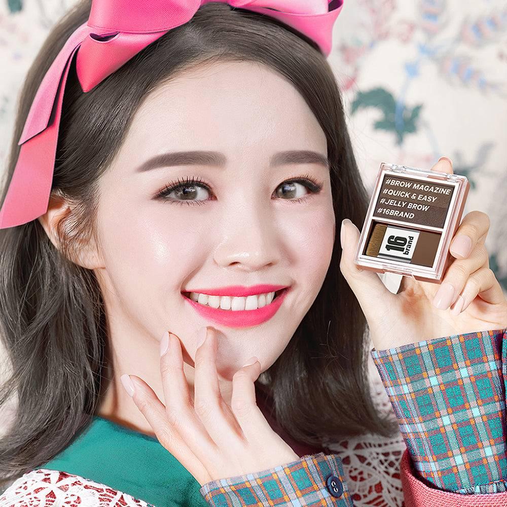 16BRAND 16 Brow Magazine Eyebrow (3 colors) Eyebrow 16BRAND