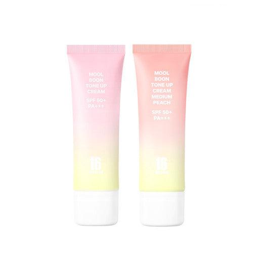 16BRAND 16 Mool Boon Tone Up Cream 50ml (2 colors) Tone Up Cream 16BRAND
