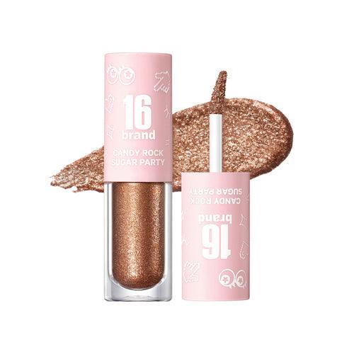16BRAND Candy Rock Sugar Party (8 colors) EYESHADOW 16BRAND #Choco Sugar