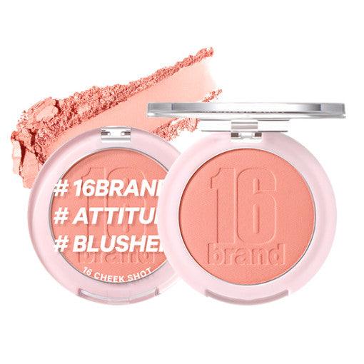 16BRAND Cheek Shot 6g (6 colors) Face Blush 16BRAND