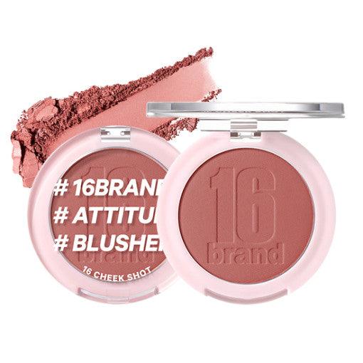 16BRAND Cheek Shot 6g (6 colors) Face Blush 16BRAND