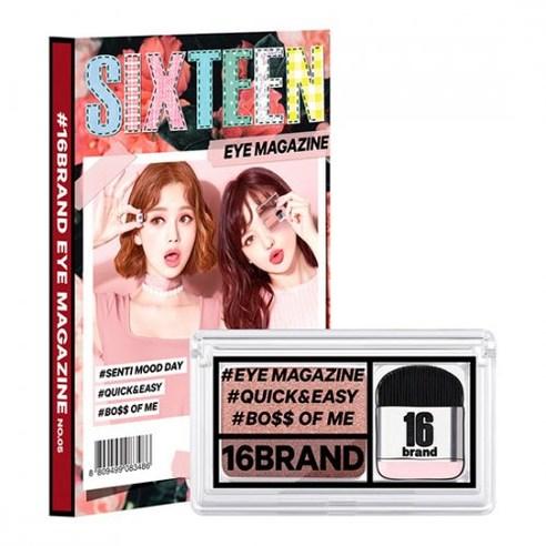 16BRAND Sixteen Eye Magazine (7colors) EYESHADOW 16BRAND #5 SENTI MOOD DAY