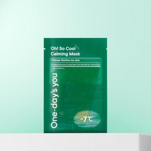 One-day's you Oh! So Cool Calming Mask 25ml x 5ea Mask Sheet One-day's you