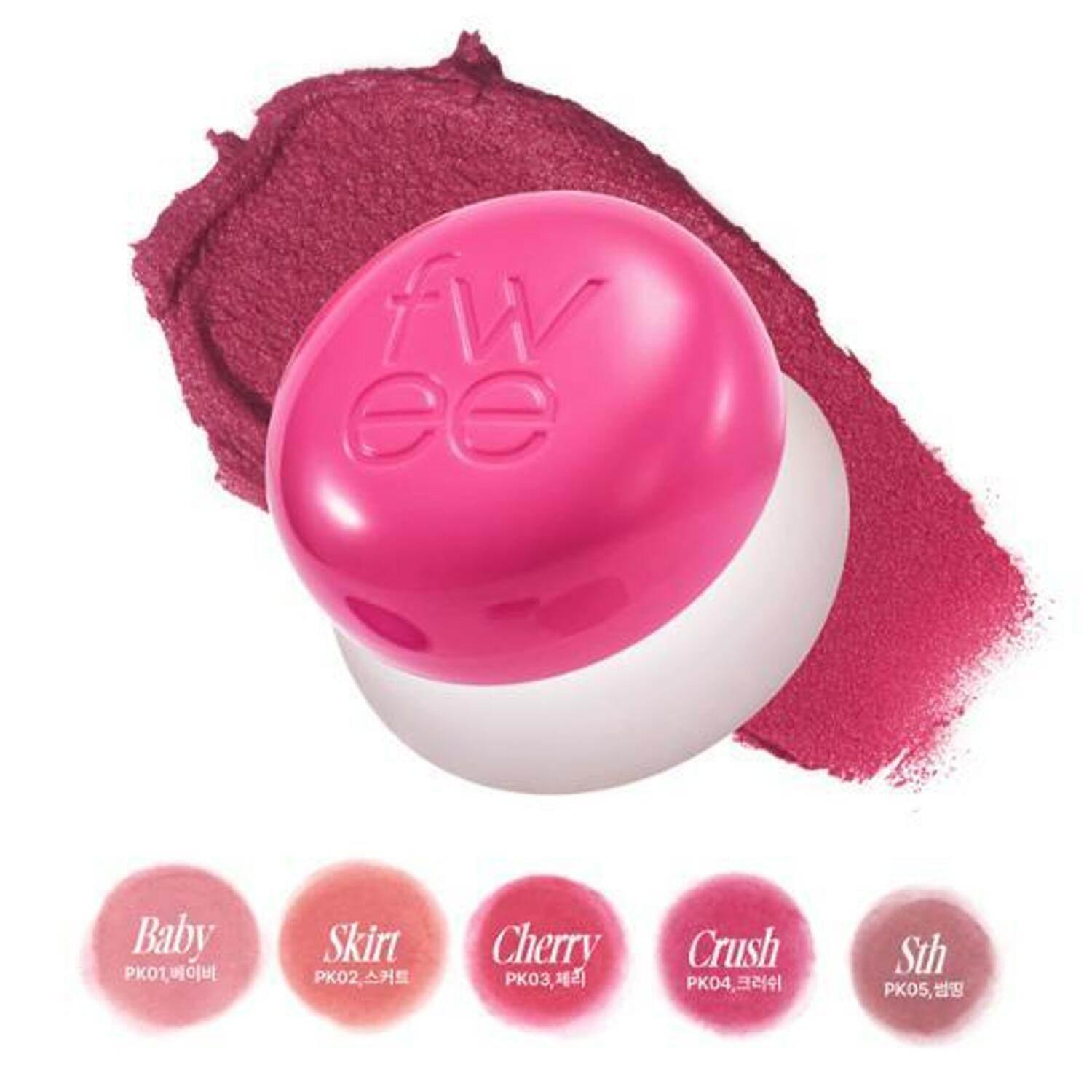 fwee Lip & Cheek Blurry Pudding Pot #Blushed Moment-thekimyoung.com