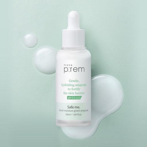 make p:rem Safe Me. Relief Moisture Green Ampoule 50ml Ampoule make p:rem