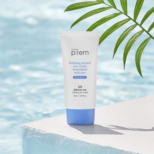 make p:rem UV Defense Me. Calming Sun Cream SPF 50+ PA++++ 50ml Sunscreen make p:rem