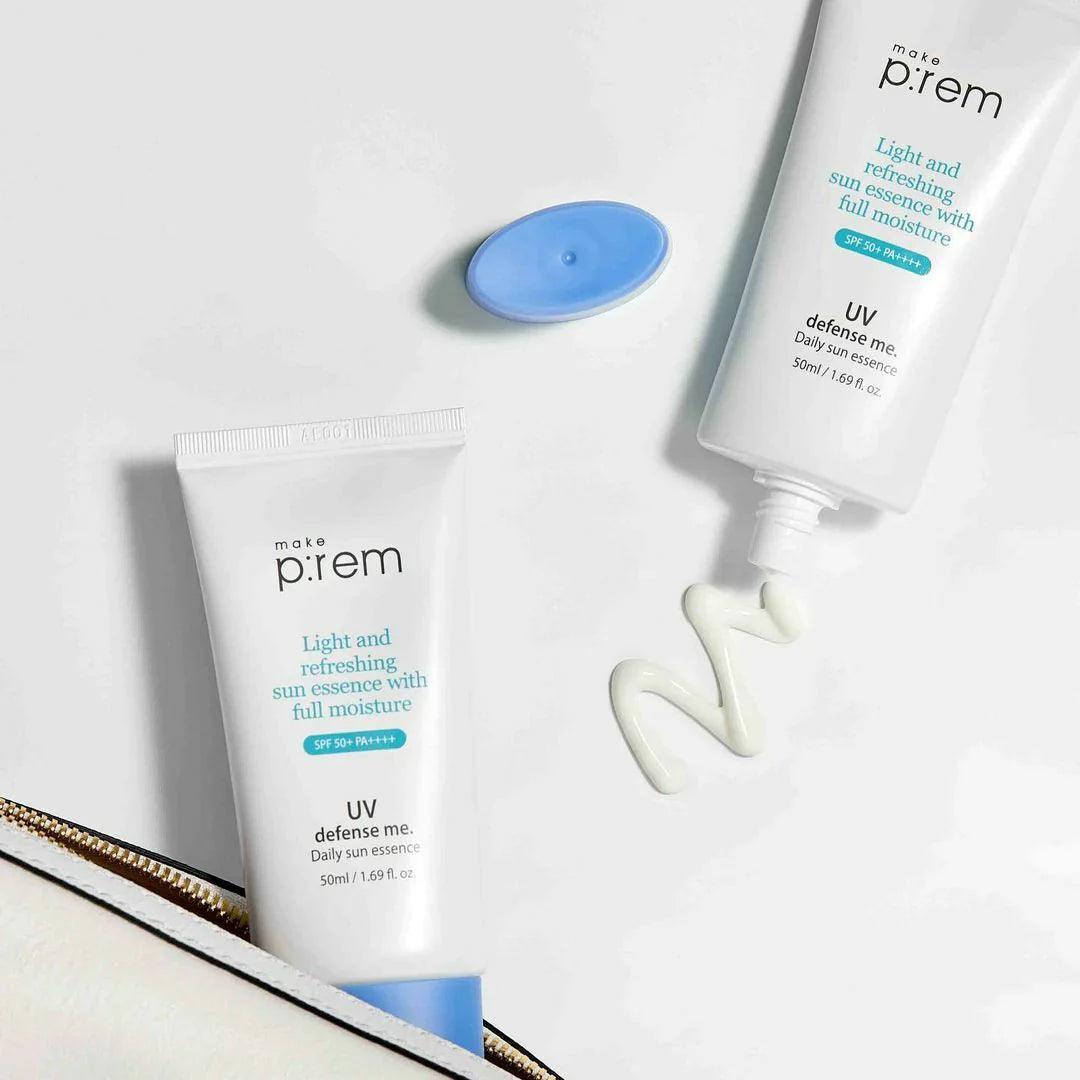 make p:rem UV Defense Me. Daily Sun Essence SPF 50+ PA++++ 50ml Sunscreen make p:rem
