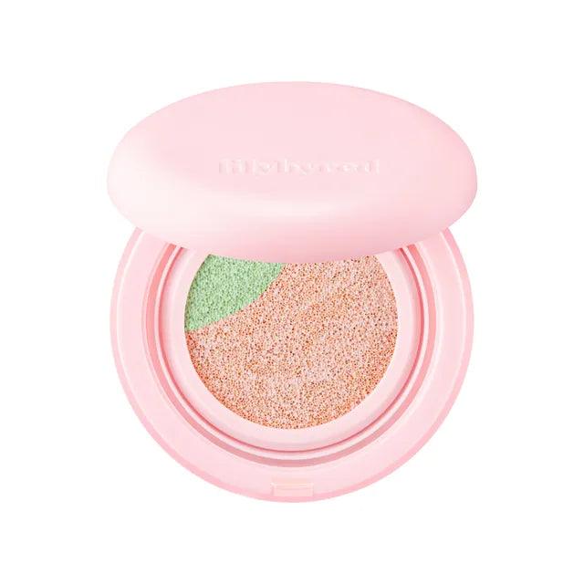 lilybyred Dual Light Tone-up Cushion SPF50+PA+++ 12g #Peach Green-thekimyoung.com