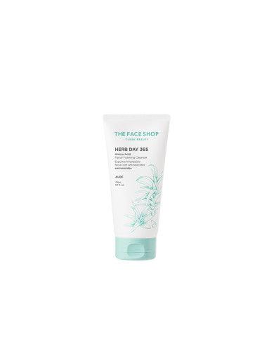 THE FACE SHOP Herb Day 365 Amino Acid Facial Foaming Cleanser 170ml #Aloe-thekimyoung.com
