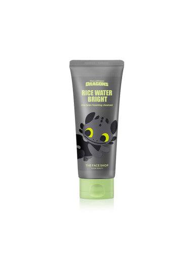 THE FACE SHOP Rice Water Bright Rice Bran Foaming Cleanser 150ml (Dragons Edition)-thekimyoung.com