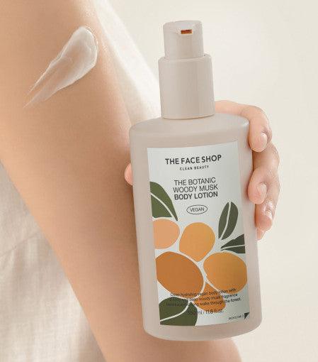 THE FACE SHOP The Botanic Woody Musk Body Lotion 350ml-thekimyoung.com