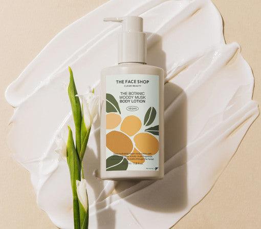 THE FACE SHOP The Botanic Woody Musk Body Lotion 350ml-thekimyoung.com