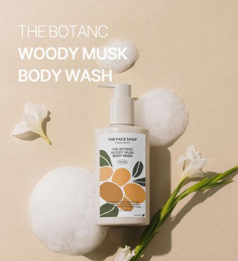 THE FACE SHOP THE BOTANIC WOODY MUSK BODY WASH 350ml-thekimyoung.com