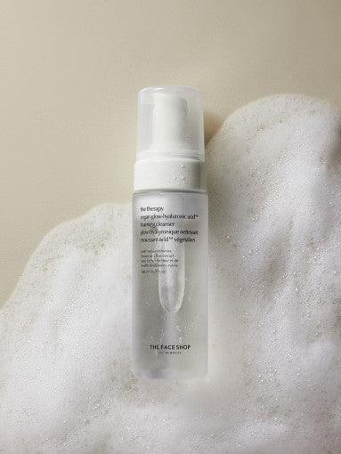 The Face Shop The Therapy Vegan Glow Hyaluronic Acid Foaming Cleanser 150ml Cleansing Foam THE FACE SHOP
