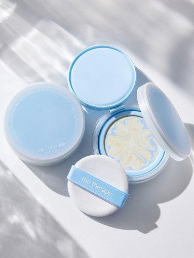 THE FACE SHOP The Therapy Vegan Moisture Blending Sun Pact SPF 50+ PA++++ 14gX2ea Sun Cushion THE FACE SHOP