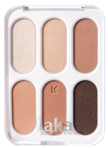 Laka Forever 6 Eye Palette EYESHADOW Laka 04 Tan Peach