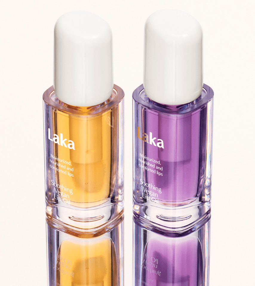 Laka Soothing Vegan Lip Oil #Calming Purple Lip Glosses Laka