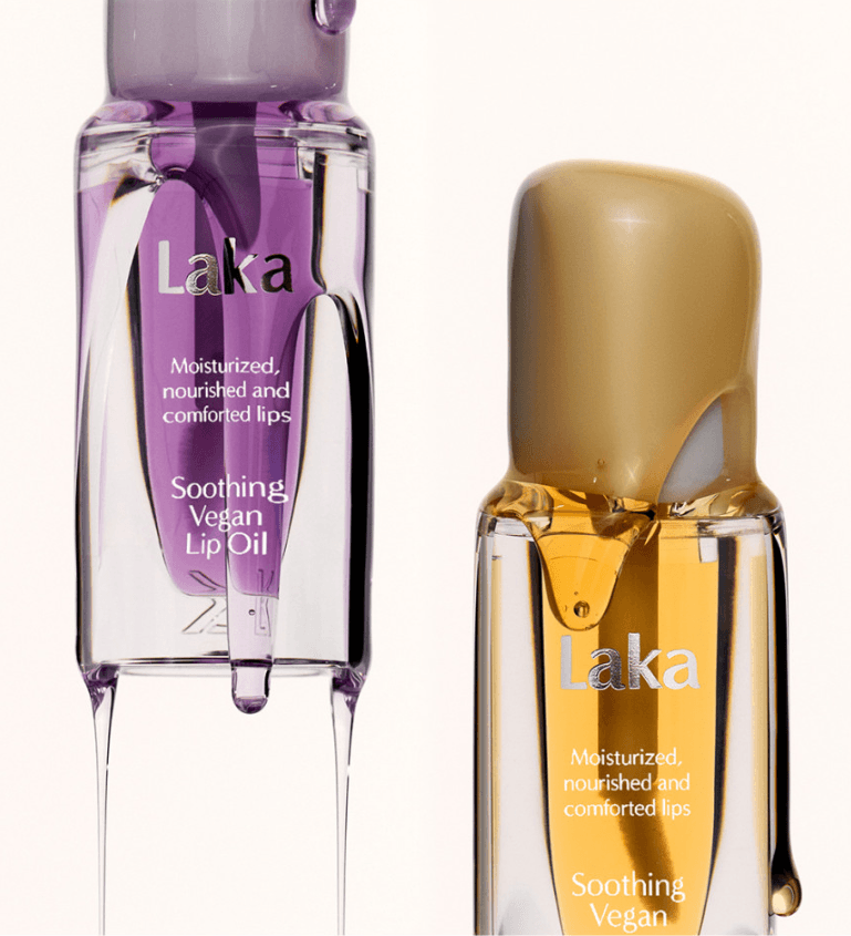 Laka Soothing Vegan Lip Oil #Calming Purple Lip Glosses Laka