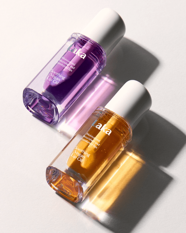 Laka Soothing Vegan Lip Oil #Calming Purple Lip Glosses Laka