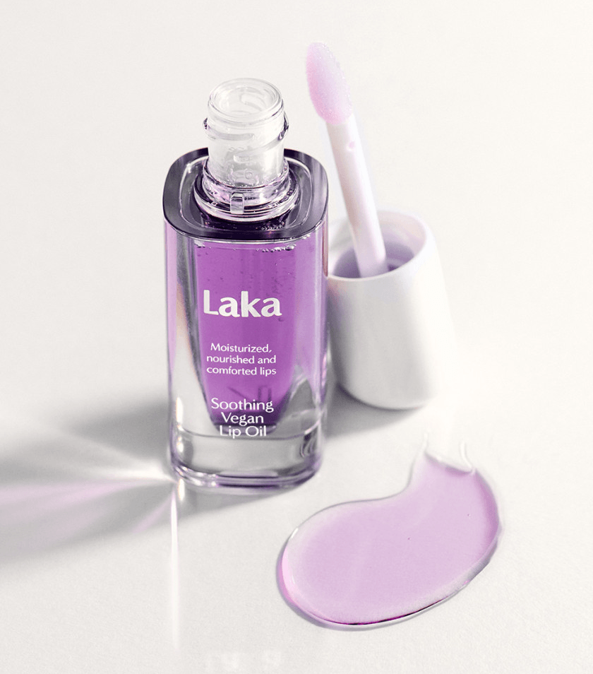 Laka Soothing Vegan Lip Oil #Calming Purple Lip Glosses Laka