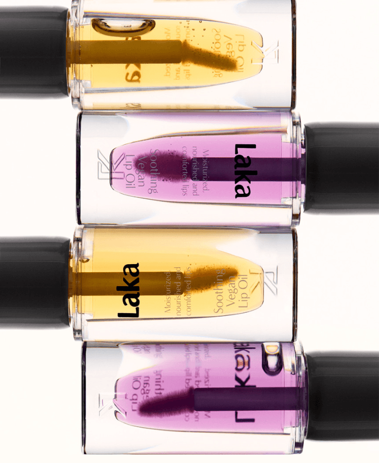 Laka Soothing Vegan Lip Oil #Calming Purple Lip Glosses Laka