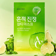 DEWYTREE AC Deep Blemish Calming Mask Sheet 27gX10ea-thekimyoung.com