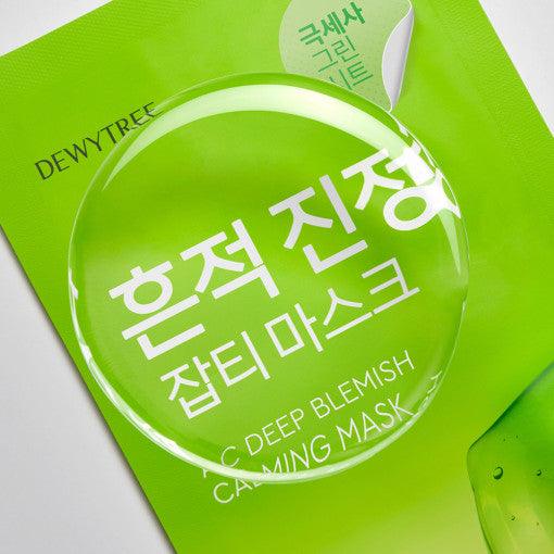 DEWYTREE AC Deep Blemish Calming Mask Sheet 27gX10ea-thekimyoung.com