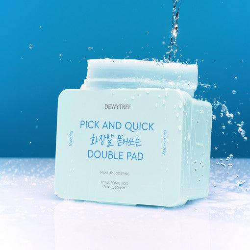 DEWYTREE PICK & QUICK Makeup Boosting Double Pad 380g(100 Pads) Toner Pad DEWYTREE