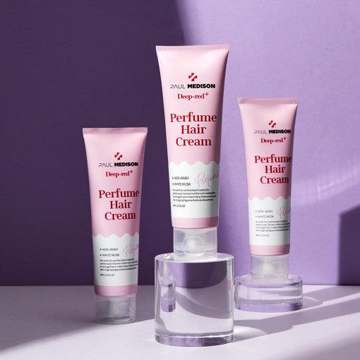 PAUL MEDISON Deep Red Perfume Hair Cream 80ml #WHITE MUSK Hair Essence PAUL MEDISON