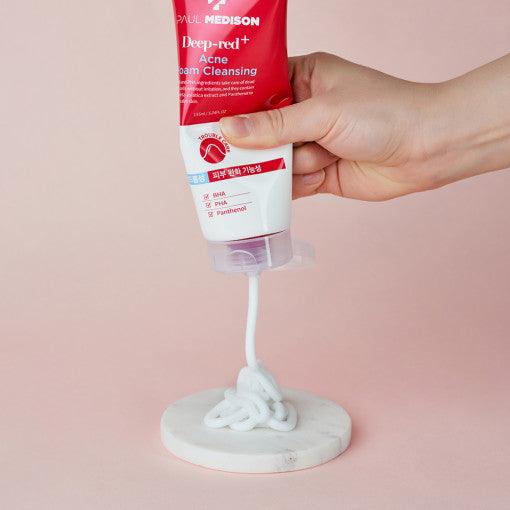 PAUL MEDISON Deep-red Acne Foam cleansing 155ml Cleansing Foam PAUL MEDISON