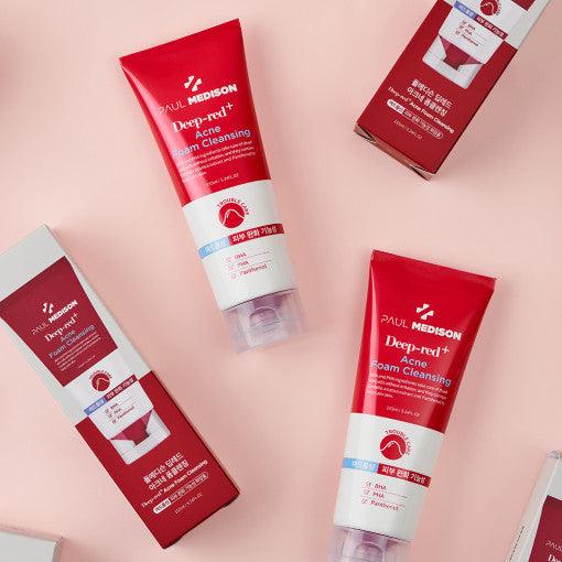 PAUL MEDISON Deep-red Acne Foam cleansing 155ml Cleansing Foam PAUL MEDISON