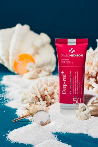 PAUL MEDISON DEEP-RED SUN CREAM 60ml SPF50 PA+++ Sunscreen PAUL MEDISON