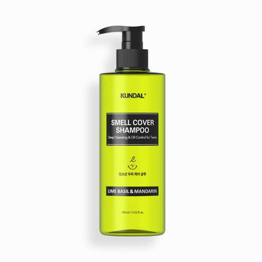 KUNDAL All Day Smell Cover Teens Shampoo 400ml #LIME BASIL & MANDARIN-thekimyoung.com