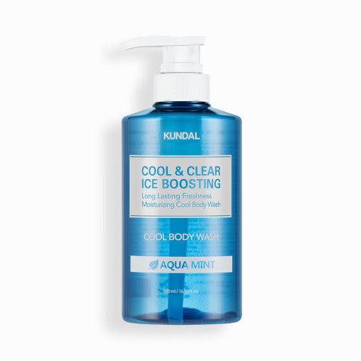 KUNDAL Cool & Clear Ice Boosting Cool Body Wash 500ml #Aqua Mint-thekimyoung.com