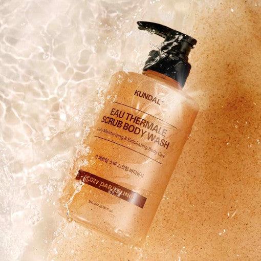 KUNDAL EAU THERMALE SPA SCRUB BODY WASH 500ml #COZY DARRELING-thekimyoung.com