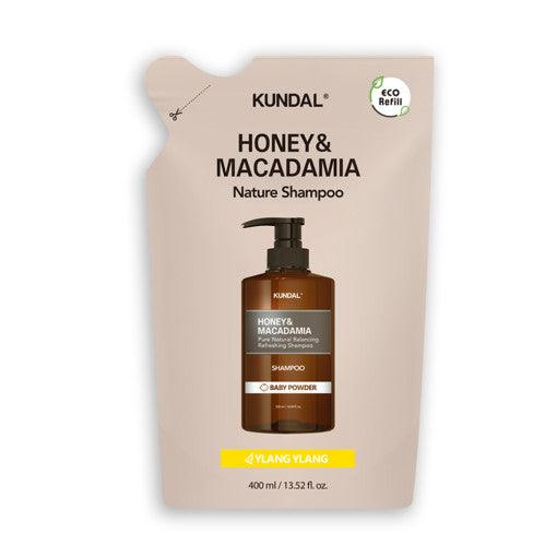 KUNDAL HONEY & MACADAMIA Nature Shampoo (Refill) 400ml #YLANG YLANG-thekimyoung.com