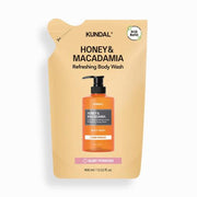 KUNDAL HONEY & MACADAMIA Refreshing Body Wash (Refill) 400ml #BABY POWDER-thekimyoung.com