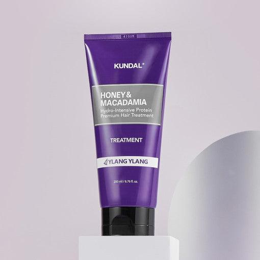 KUNDAL HONEY & MACADAΜΙΑ Hydro-Intensive Protein Premium Hair Treatment 200ml #YLANG YLANG-thekimyoung.com