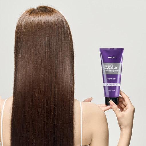 KUNDAL HONEY & MACADAΜΙΑ Hydro-Intensive Protein Premium Hair Treatment 200ml #YLANG YLANG-thekimyoung.com