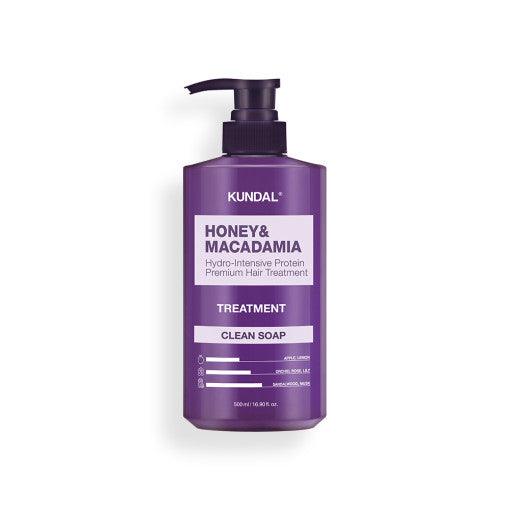 KUNDAL HONEY & MACADAΜΙΑ Hydro-Intensive Protein Premium Hair Treatment 500ml #CLEAN SOAP-thekimyoung.com