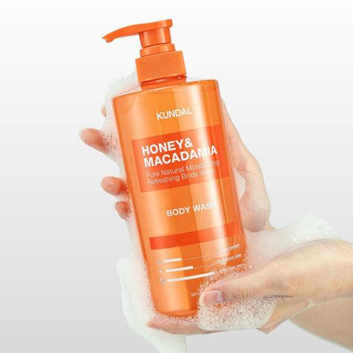 KUNDAL HONEY & MACADAΜΙΑ PURE BODY WASH 500ml (13-type)-thekimyoung.com