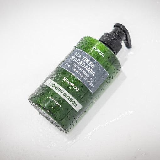 KUNDAL Tea Tree & Macadamia Deep Cleansing Shampoo 1058ml #CHERRY BLOSSOM-thekimyoung.com