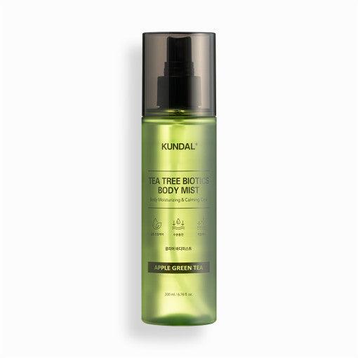 KUNDAL Tea Tree Biotics Clear Body Mist 200ml #Apple Green Tea-thekimyoung.com