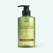 KUNDAL Tee Tree Bioticts Acne Body Wash 500ml #Apple Green Tea-thekimyoung.com