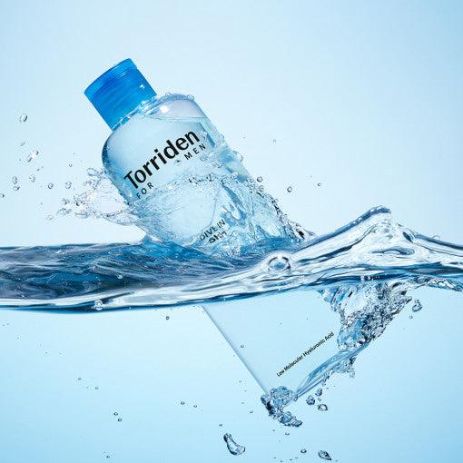 Torriden Dive-in For Men Low Molecular Hyaluronic Acid Skin 300ml Toner for Men Torriden