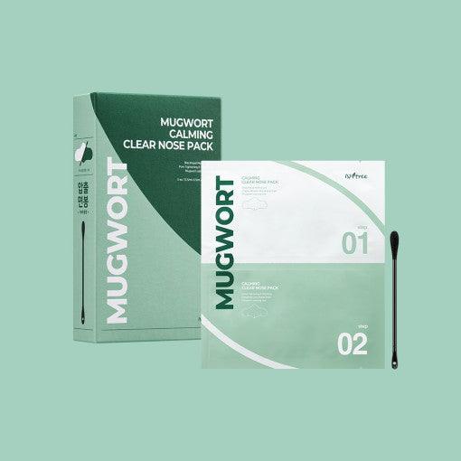 Isntree MUGWORT CALMING CLEAR NOSE PACK 5P-thekimyoung.com